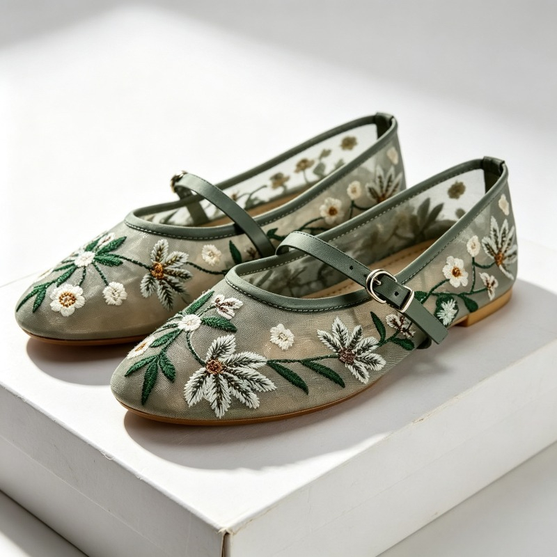 Ethnic Fashion Design - Ballerine per il tempo libero ricamate